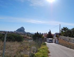 land sale calpe calp garduix by 700,000 eur